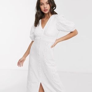 ASOS Design White Maxi Dress